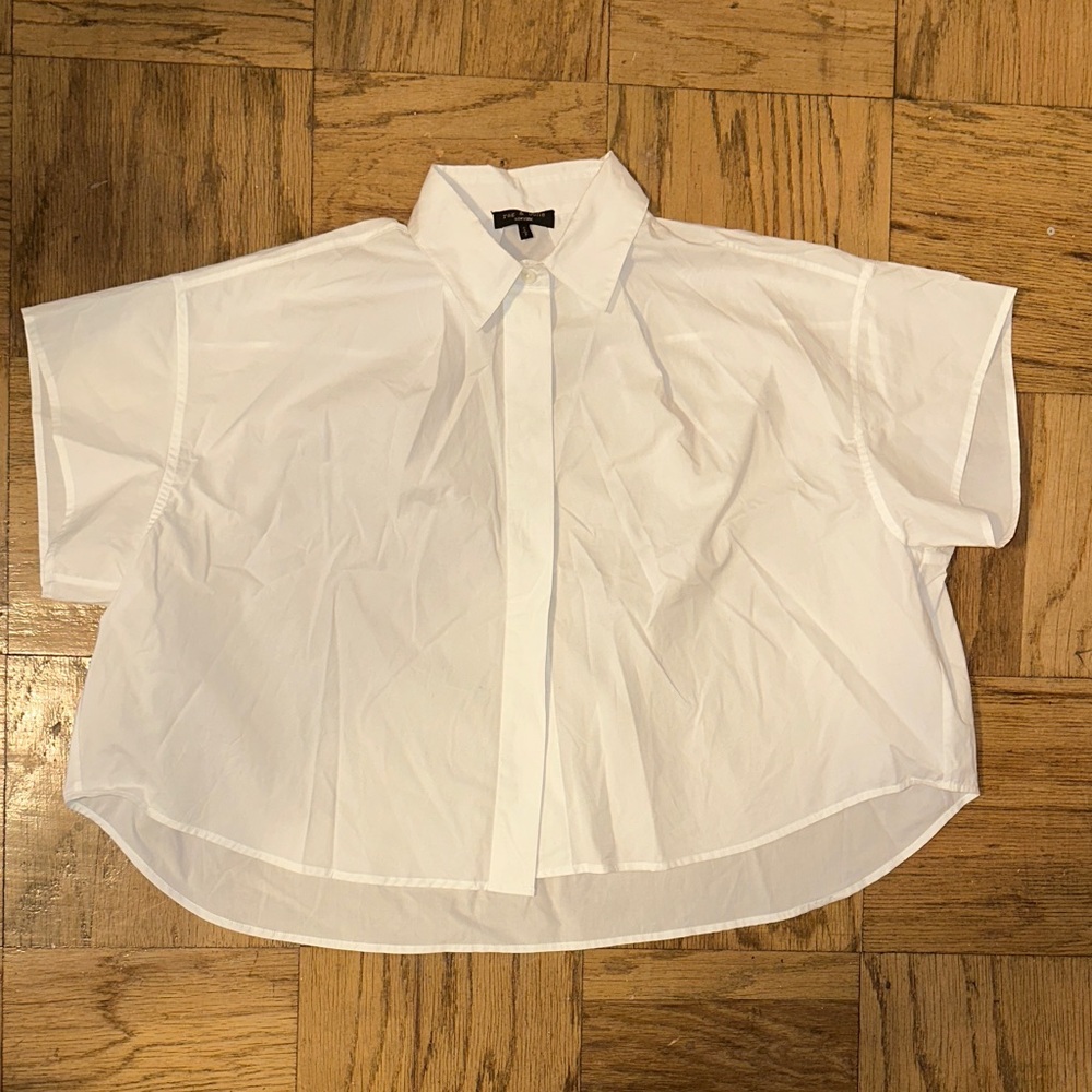 rag & bone White Women's Button Down Shirt